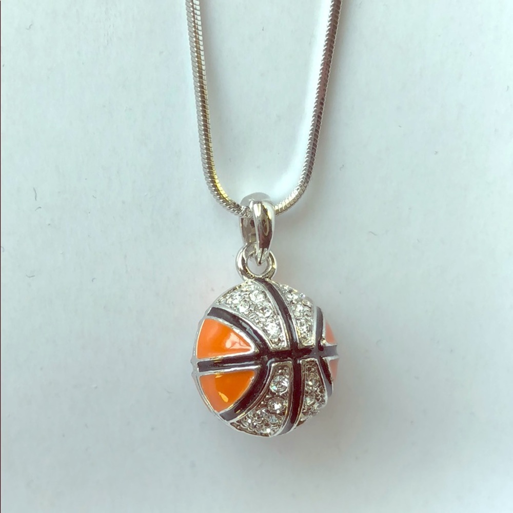 Basketball necklace